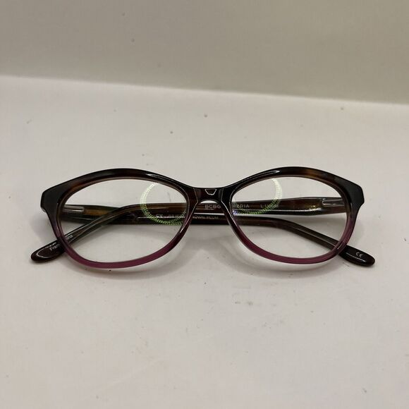 BCBGMAXAZRIA Eyeglasses Julietta Brown Plum Designer Frames Only 52-16-135 - Picture 2 of 6